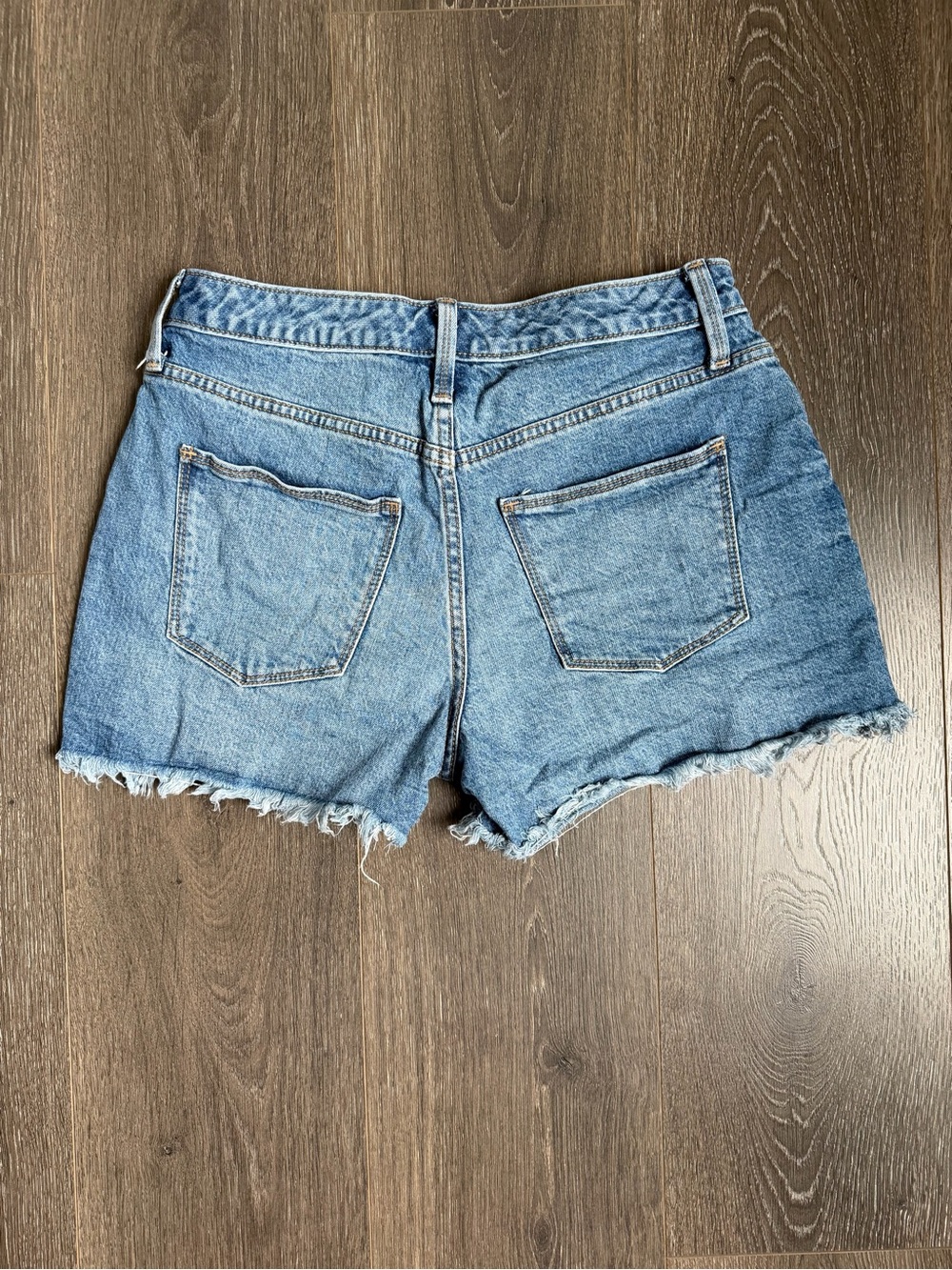 Universal Thread Blue Denim High-Rise Jean Shortie Shorts Women’s Size 4/27R - Picture 3 of 6